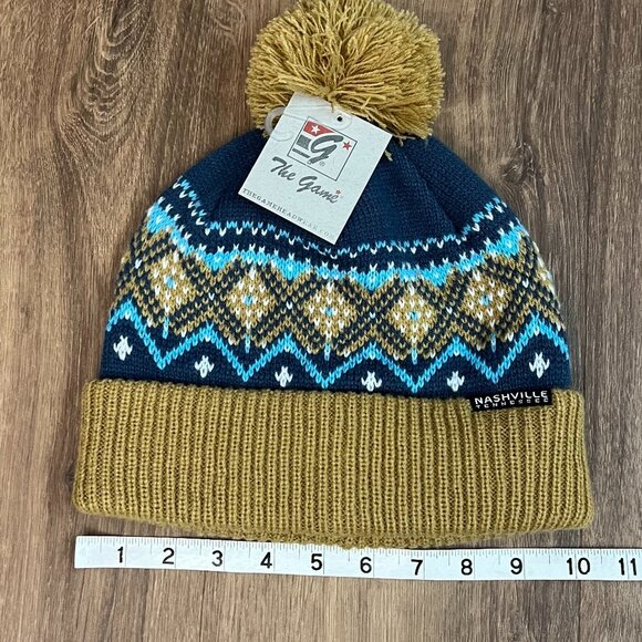 NEW The Game Nashville Tennessee Knit Beanie with Pom - Picture 7 of 7